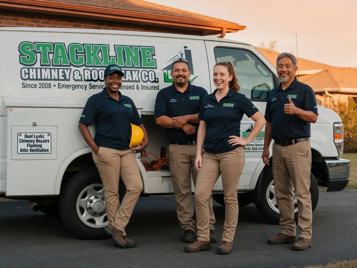 Chimney flashing repair company in Thompsons, TX